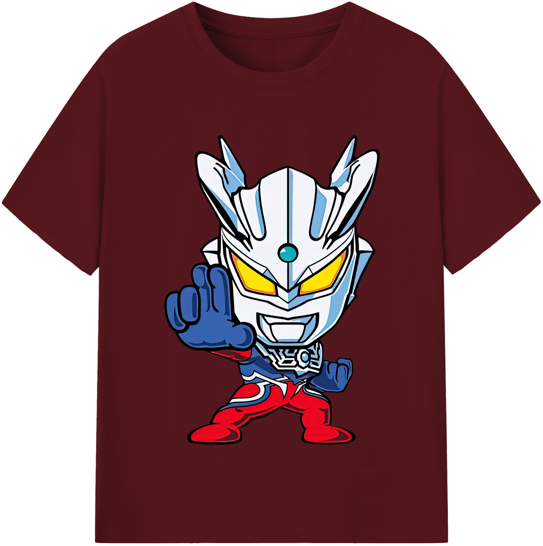 （画像用） ウルトラマン Ultraman 綿100％半袖Tシャツ（フロントプリント）
